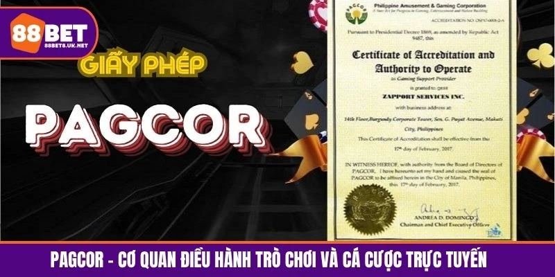 PAGCOR - cơ quan điều hành trò chơi và cá cược của chính phủ Philippines