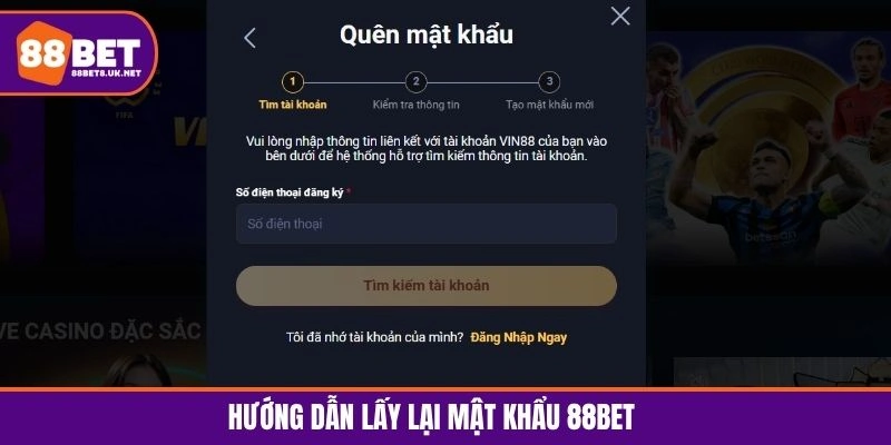 Lấy lại mật khẩu dễ dàng với tính năng liên kết tài khoản