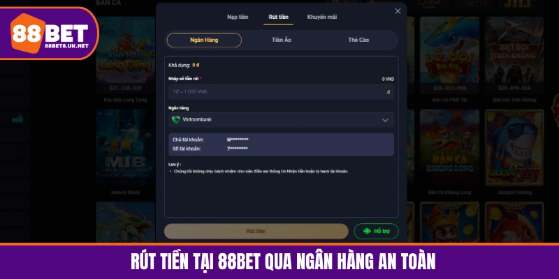 Thanh toán qua ngân hàng an toàn, xử lý nhanh gọn chỉ 5 phút